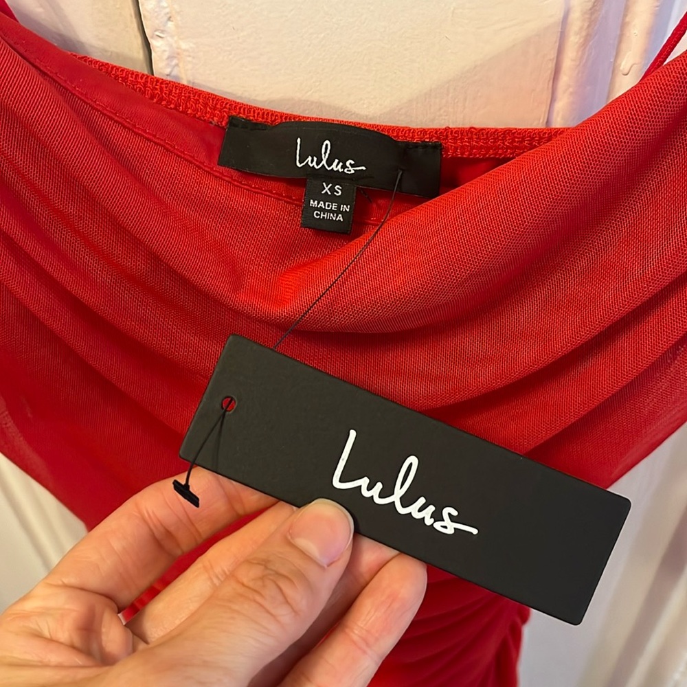 Lulu’s Romantic Ruched Mesh Bodysuit - Picture 6 of 10